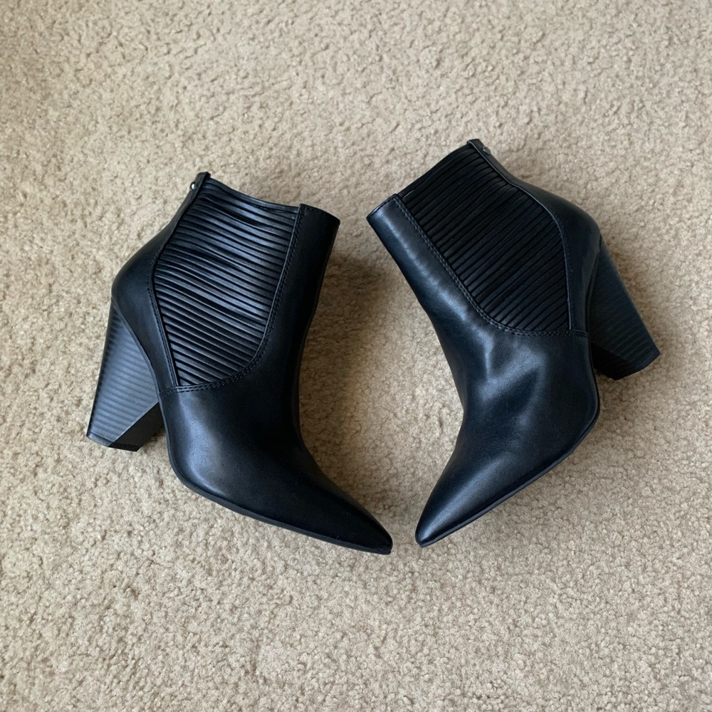 Vera Wang Rockstar Heeled Booties
